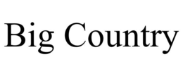 BIG COUNTRY trademark
