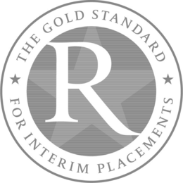 R THE GOLD STANDARD FOR INTERIM PLACEMENTS trademark