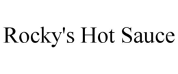 ROCKY'S HOT SAUCE trademark