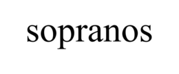 SOPRANOS trademark