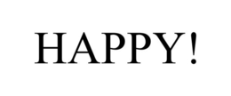 HAPPY! trademark
