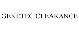 GENETEC CLEARANCE trademark