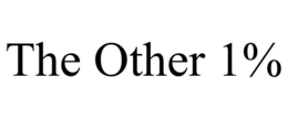 THE OTHER 1% trademark