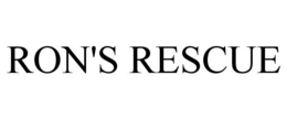 RON'S RESCUE trademark