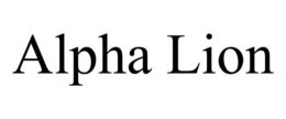 ALPHA LION trademark