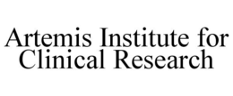 ARTEMIS INSTITUTE FOR CLINICAL RESEARCH trademark