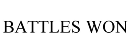 BATTLES WON trademark