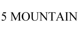 5 MOUNTAIN trademark