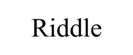 RIDDLE trademark