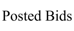 POSTED BIDS trademark