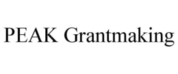 PEAK GRANTMAKING trademark