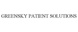 GREENSKY PATIENT SOLUTIONS trademark