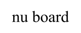 NU BOARD trademark