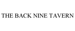 THE BACK NINE TAVERN trademark