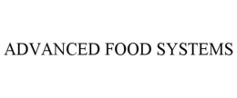 ADVANCED FOOD SYSTEMS trademark