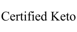 CERTIFIED KETO trademark
