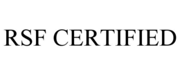RSF CERTIFIED trademark