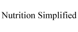 NUTRITION SIMPLIFIED trademark