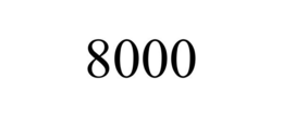 8000 trademark