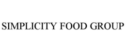 SIMPLICITY FOOD GROUP trademark