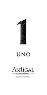 1 UNO ANTIGAL WINERY & ESTATES MENDOZA · ARGENTINA trademark
