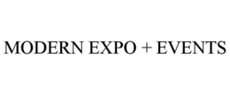 MODERN EXPO + EVENTS trademark