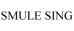 SMULE SING trademark