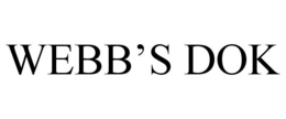 WEBB'S DOK trademark