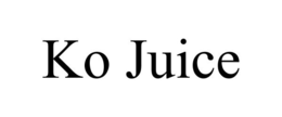 KO JUICE trademark