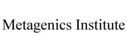 METAGENICS INSTITUTE trademark