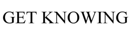 GET KNOWING trademark
