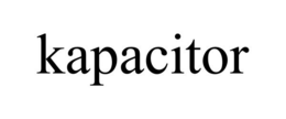 KAPACITOR trademark