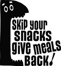 SKIP YOUR SNACKS GIVE MEALS BACK trademark