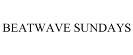 BEATWAVE SUNDAYS trademark