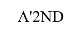 A'2ND trademark