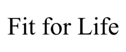FIT FOR LIFE trademark