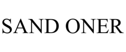SAND ONER trademark