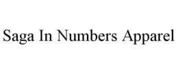 SAGA IN NUMBERS APPAREL trademark
