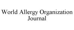 WORLD ALLERGY ORGANIZATION JOURNAL trademark