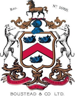 REG. NO. 16900. BOUSTEAD & CO LTD. VIRTUE ET LABORE trademark