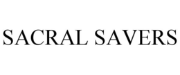 SACRAL SAVERS trademark