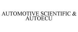 AUTOMOTIVE SCIENTIFIC & AUTOECU trademark