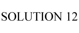 SOLUTION 12 trademark