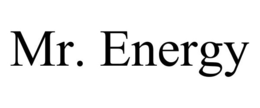 MR. ENERGY trademark