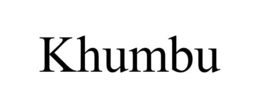 KHUMBU trademark