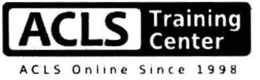 ACLS TRAINING CENTER ACLS ONLINE SINCE 1998 trademark