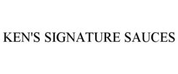KEN'S SIGNATURE SAUCES trademark