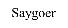 SAYGOER trademark