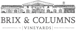 BRIX & COLUMNS VINEYARDS MCGAHEYSVILLE,VA WINE WITH STRUCTURE trademark
