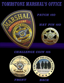 TOMBSTONE MARSHAL TOWN TOO TOUGH TO DIE trademark